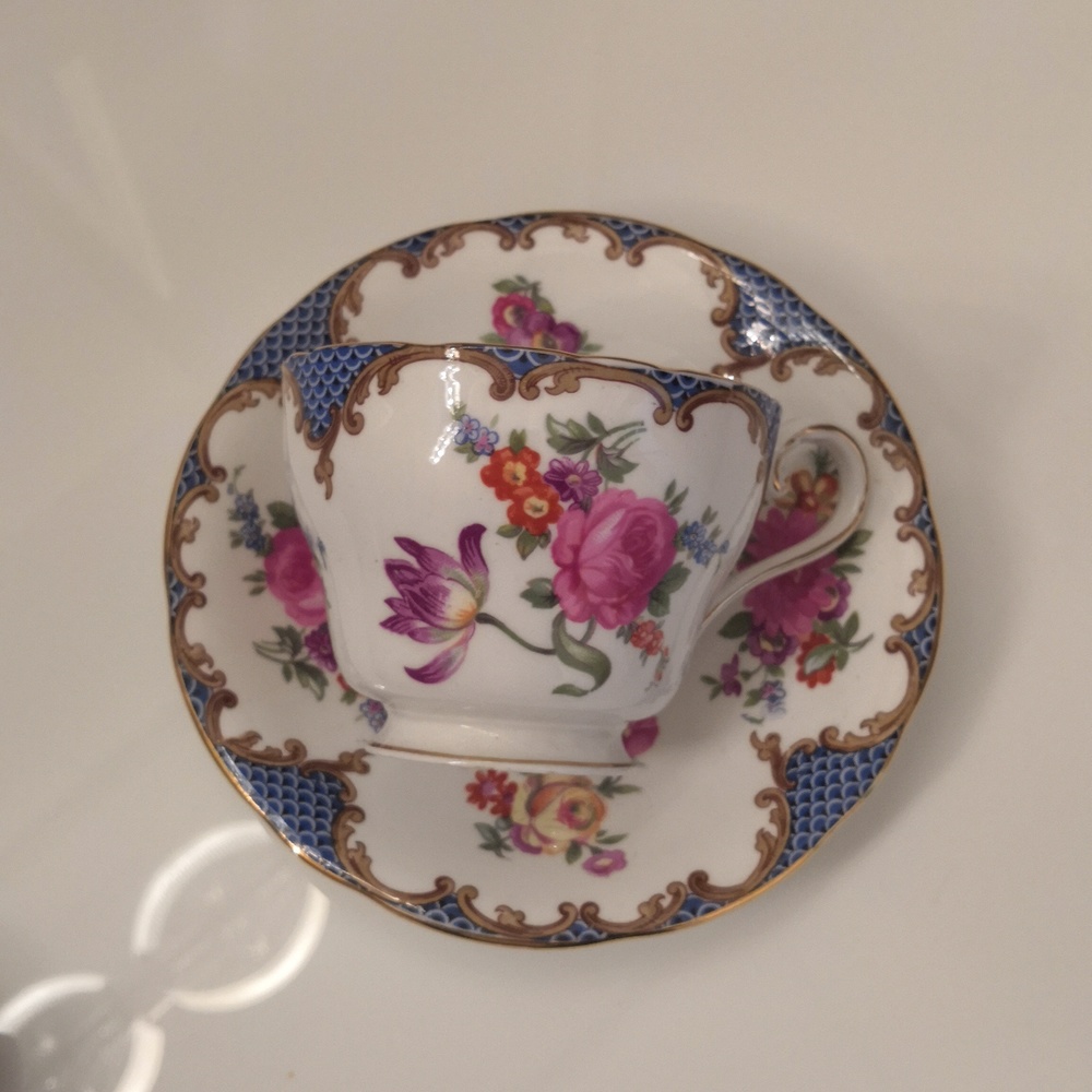 Aynsley Bone China Teacup and Saucer